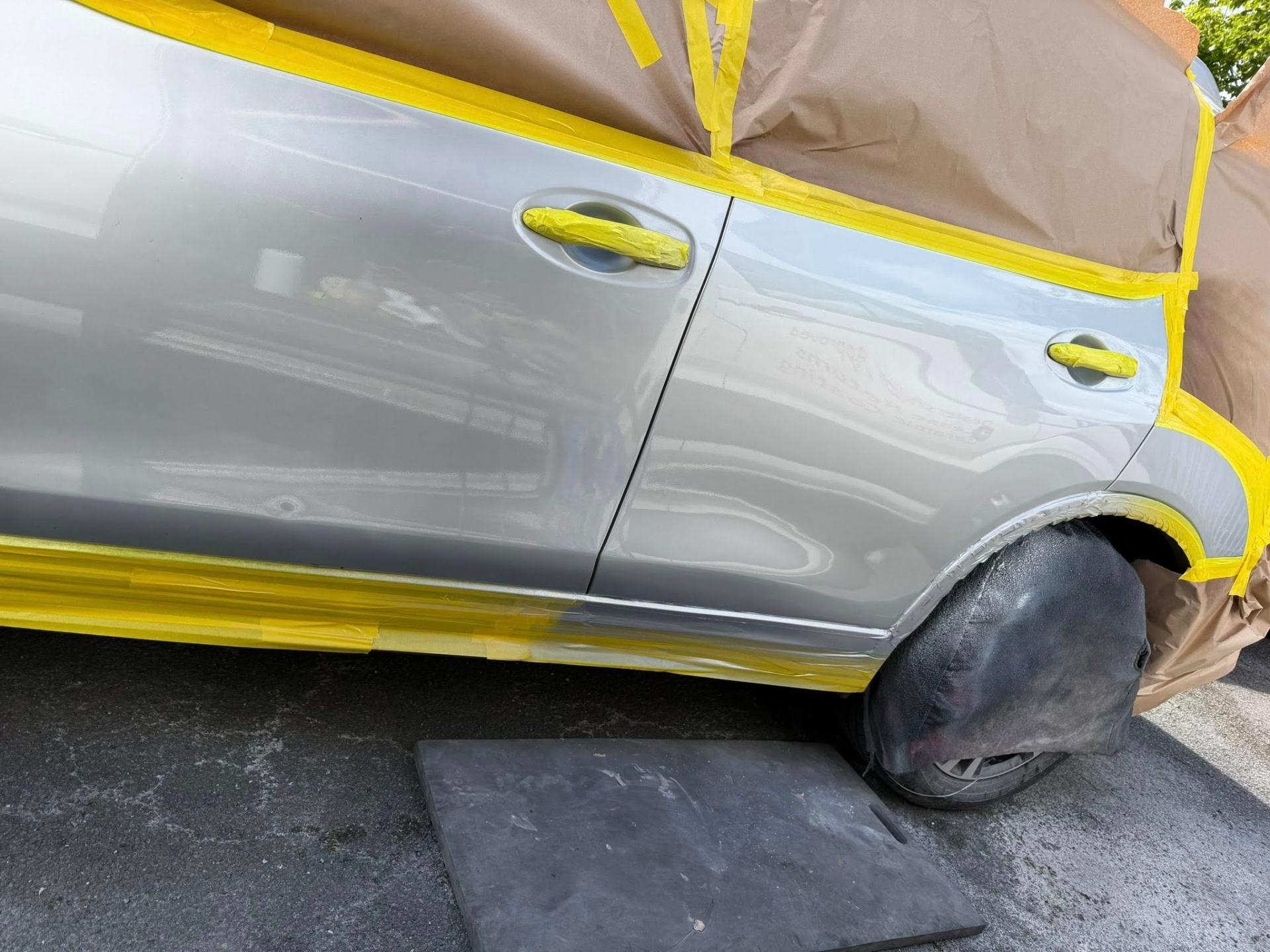Masked & prepped for respray