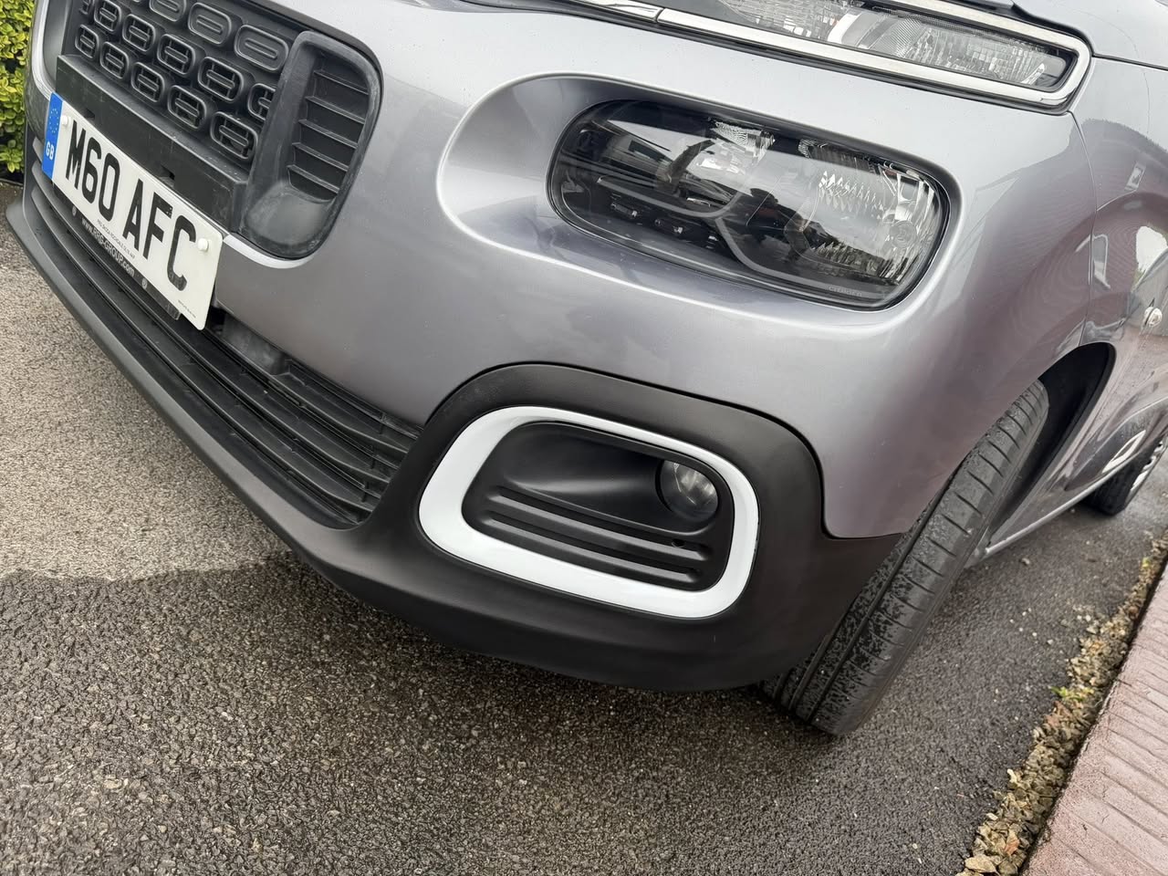 Front Bumper Scuff & Trim Refinish — after