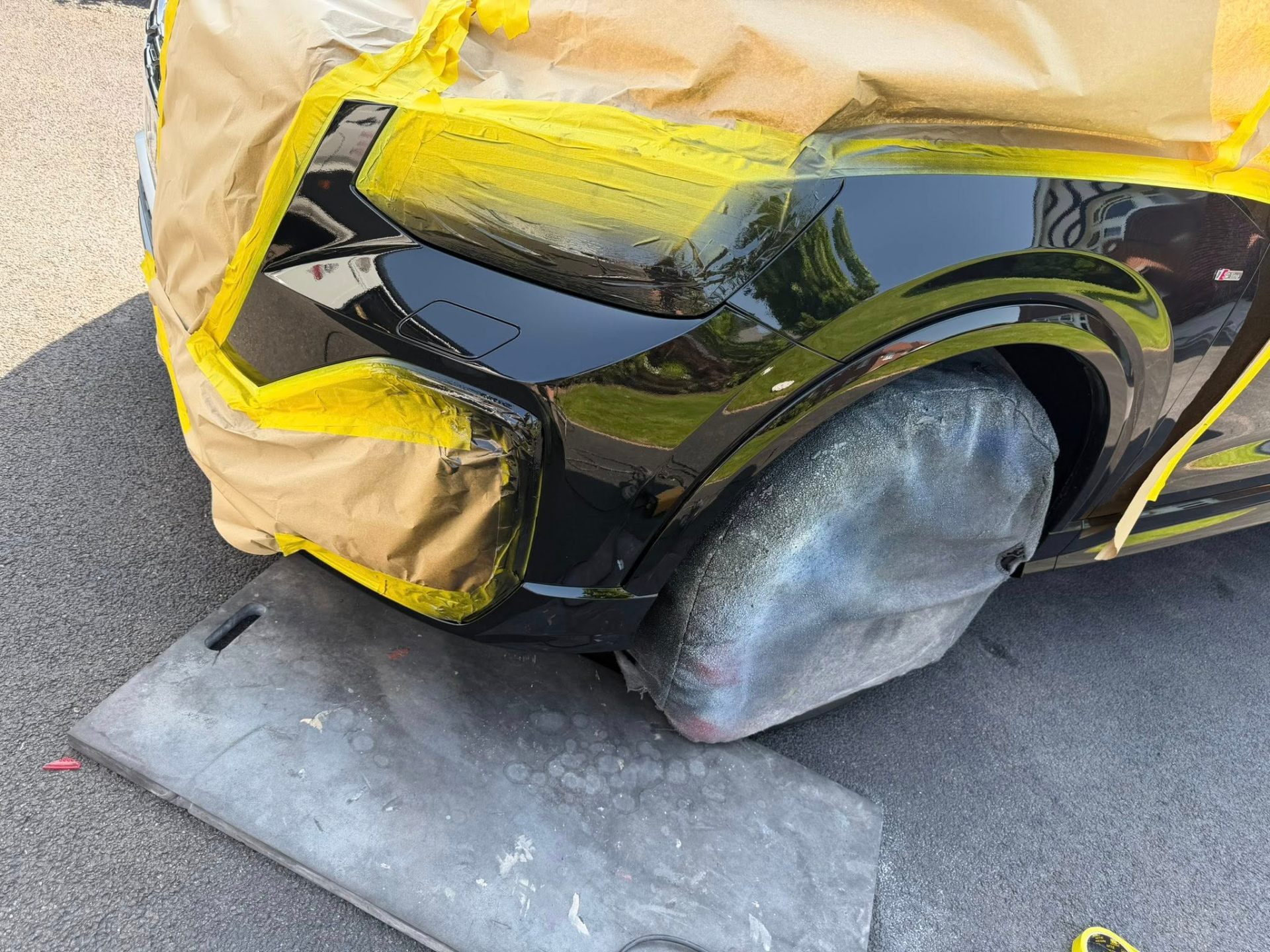Masked & prepped for respray