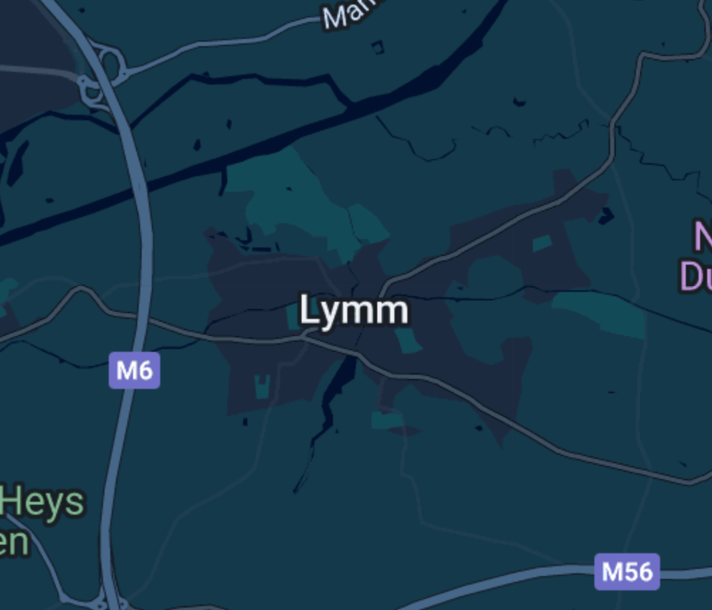 map of lymm